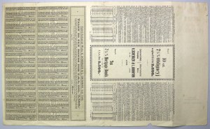 Spojené priemyselné závody K. SCHEIBLER a L. GROHMAN Lodž, 7,5 % dlhopis 2 500 USD 1931 RARE