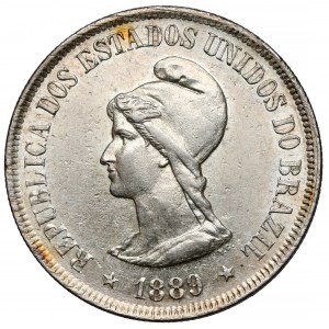 Brazylia, 500 reis 1889