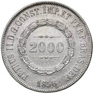 Brazylia, 2000 reis 1856