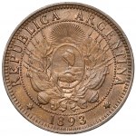 Argentyna, 2 centavos 1893