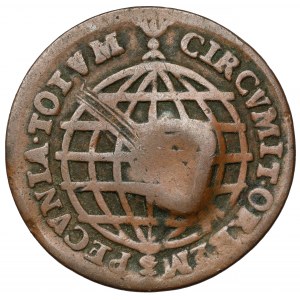 Brazylia, 20 reis bez daty (1809) - kontrmarkowane na 10 reis 1753