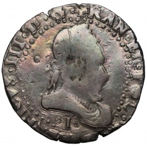 Henryk Walezy, 1/2 franka 1586-I, Limoges