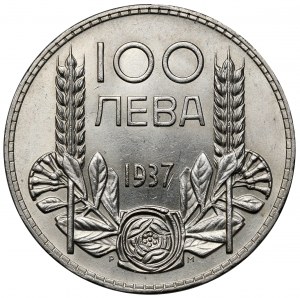 Bulharsko, Boris III, 100 leva 1937