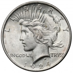 USA, Dolar 1924, Philadelphia - Peace Dollar