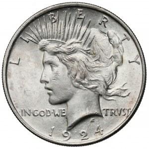 USA, Dollar 1924, Philadelphia - Peace Dollar