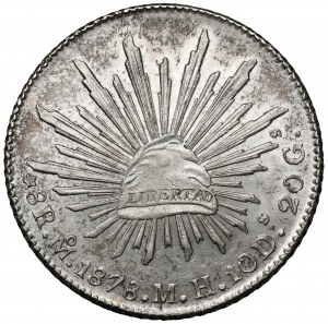 Mexico, 8 reals 1878