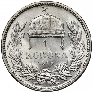 Maďarsko, František Josef I., Koruna 1915 KB, Kremnica