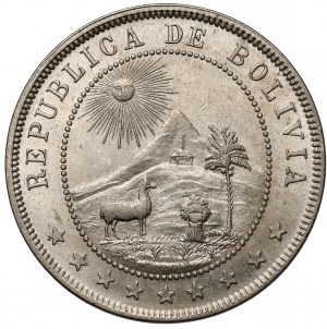 Bolivia, 10 centavos 1907