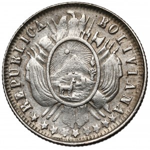 Boliwia, 10 centavos 1884