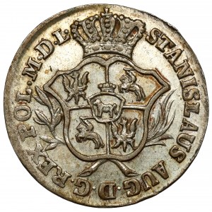 Poniatowski, Półzłotek 1781 EB - rzadkość - PIĘKNY - ex. Karolkiewicz