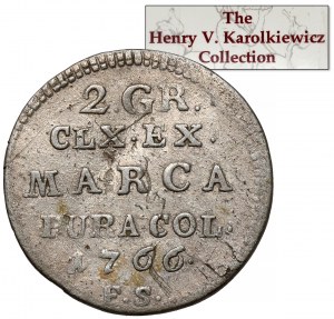Poniatowski, Half Gold 1766 FS - ex. Karolkiewicz