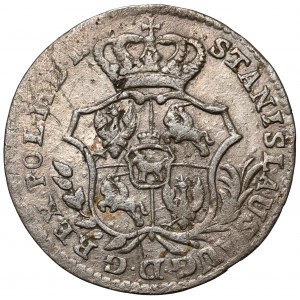 Poniatowski, Półzłotek 1766 FS - ex. Karolkiewicz