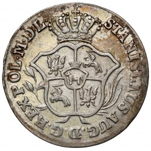 Poniatowski, Półzłotek 1786 EB - ex. Karolkiewicz