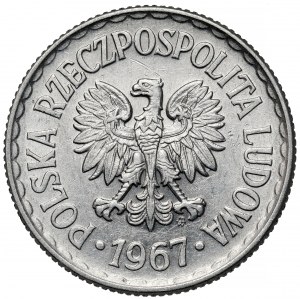 1 złoty 1967 - rzadki rok