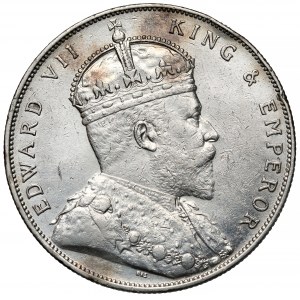 Straits Settlements, Edward VII, Dolar 1908