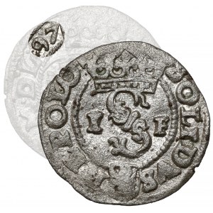 Zygmunt III Waza, Szeląg Lublin 1597 - przejściowy - rzadkość