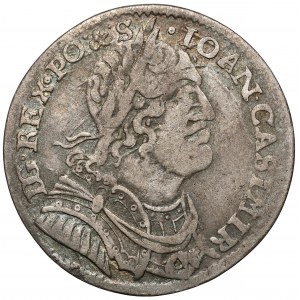 Jan II Kazimierz, Ort Wschowa 1651 - MW po bokach