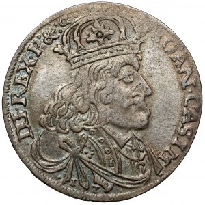 Jan II Kazimierz, Ort Kraków 1656 IC - z ozdobnikiem