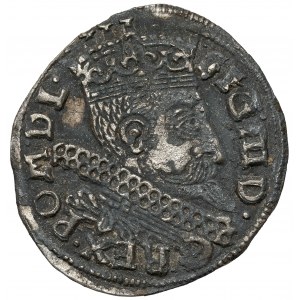 Zygmunt III Waza, Trojak Bydgoszcz 1599 - III nad głową
