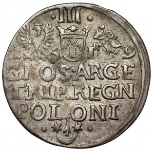 Sigismund III. Vasa, Trojak Kraków 1619 - ohne Degen