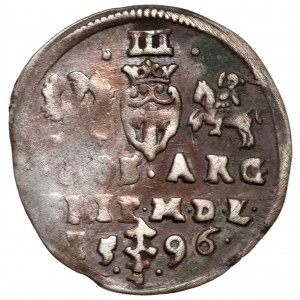 Zygmunt III Waza, Trojak Wilno 1596 - Prus