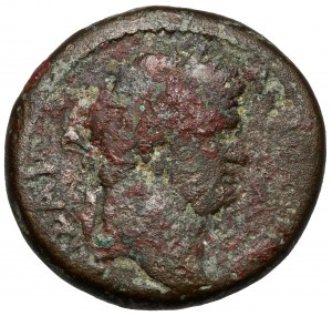 Tytus (79-81 n.e.) AE24, - Judaea - Caesarea Maritima - b.rzadki