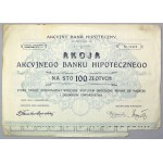 Akcyjny Bank Hipoteczny, Em.13, 100 zł 1926