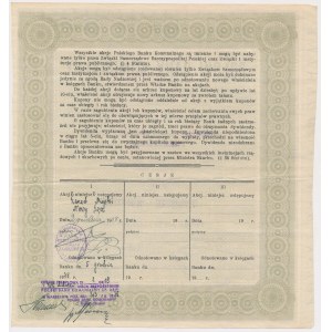 Polski Bank Komunalny, Em.5, 5x 100 zł 1928
