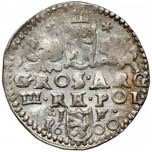 Zygmunt III Waza, Trojak Lublin 1600 - kołnierz - piękny