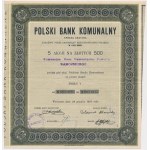 Polski Bank Komunalny, Em.5, 5x 100 zł 1928