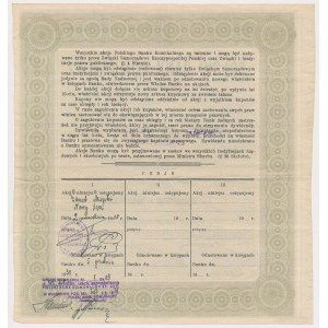 Polski Bank Komunalny, Em.5, 5x 100 zł 1928
