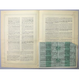 Kolej Galicyjska Karola Ludwika, ZAPIS DŁUGU (obligacja) na 5.000 zł 1890
