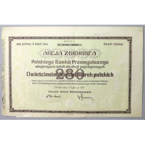 Polski Bank Przemysłowy, 100x 280 mk 1923 Ser.C
