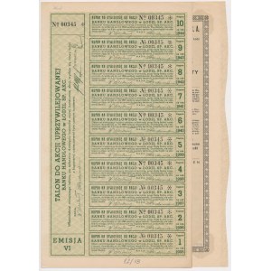 Bank Handlowy w Łodzi, Em.6, 100 zł 1935 - uprzywilejowana