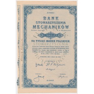 Bank Stowarzyszenia Mechaników, 1.000 mkp 1921