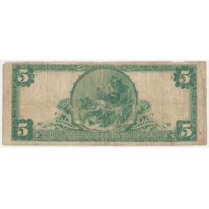 USA, 5 Dollars 1902, National Currency, Pittsburgh, Pennsylvania