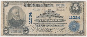 USA, 5 dolárov 1902 - New York, New York