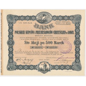 Bank Polski Kupców i ..., Em.5, 100x 500 mkp 1923