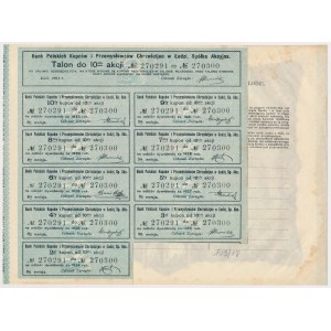 Bank Polskich Kupców i ..., Em.5, 10x 500 mkp 1923
