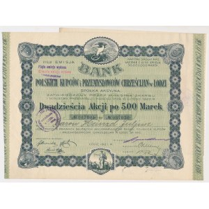 Bank Polskich Kupców i ..., Em.3, 20x 500 mkp 1921