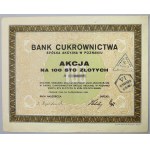 Bank Cukrownictwa w Poznaniu, 100 zł 1928