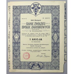 Bank Związku Spółek Zarobkowych w Poznaniu, 100 zł 1935