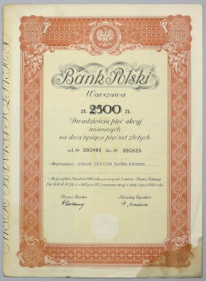 Bank of Poland, 25x 100 zloty 1934