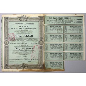 Bank dla Handlu i Przemysłu, Em.8, 5x 540 mkp 1922
