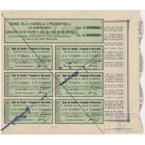 Banca per il Commercio e l'Industria, Em.11, 50x 1000 mkp 1923 - OKAZOWY