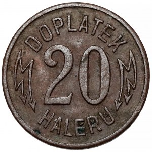 Czechoslovakia, Tram token - 20 halers