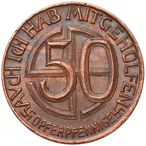 Niemcy, 50 opferpfennige - z wizerunkiem Adolfa Hitlera