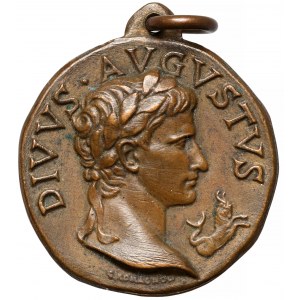 Włochy, Wiktor Emanuel III, Medal 1937 - 2000. rocznica urodzin Oktawiana Augusta