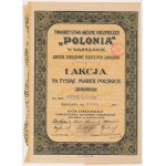 Tow. Akc. Ubezpieczeń POLONIA, 1.000 mkp 1922