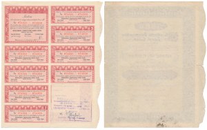 Warsaw Tow. of Sugar Factories, Em.3, 10x and 50x 100 zlotys 1937 (2pcs)